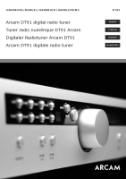 Arcam DT-91 - Owners Manual 